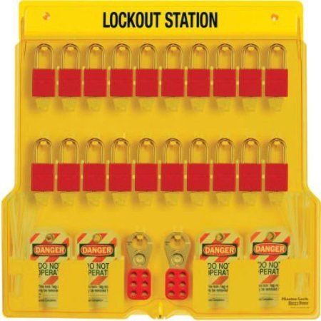 MASTER LOCK Master Lock 20 Padlock Station With Cover,  1484BP1106